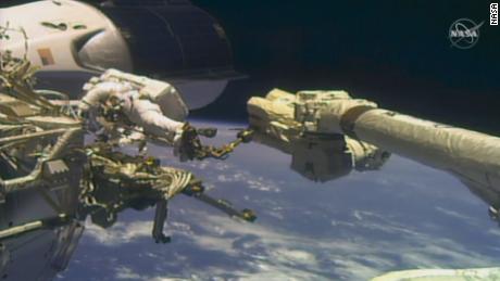 Spacewalk by NASA Astronauts to Install Space Station Science Platform