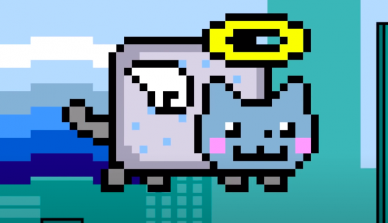 Nyan Cat is being sold as a unique piece of crypto art