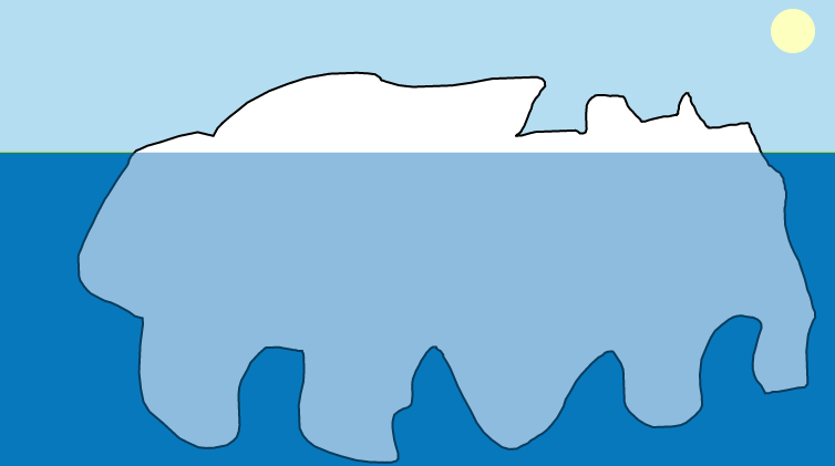 Iceberger Website Shows You How Any Iceberg You Draw Would Float
