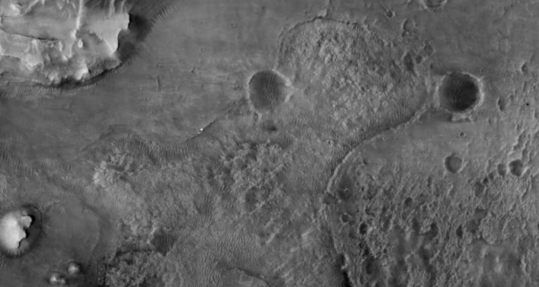 Perseverance Rover spotted from Space as a tiny speck on Martian surface