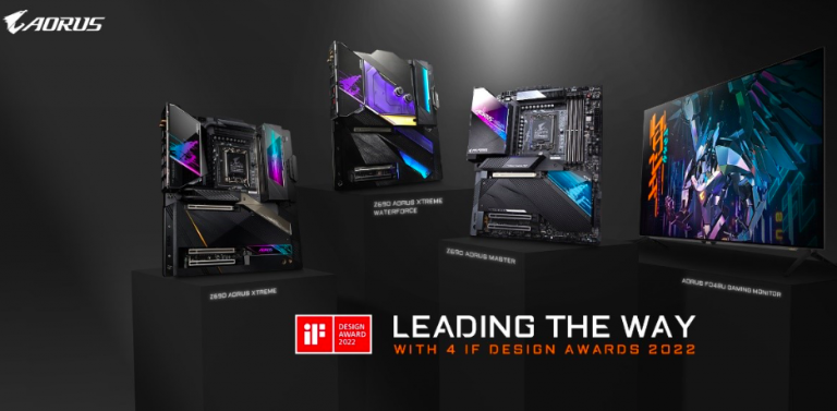 Four the Win – GIGABYTE Wins Big at iF Design Award 2022