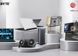 Red Dot Design Award recognises Gigabyte’s AI products